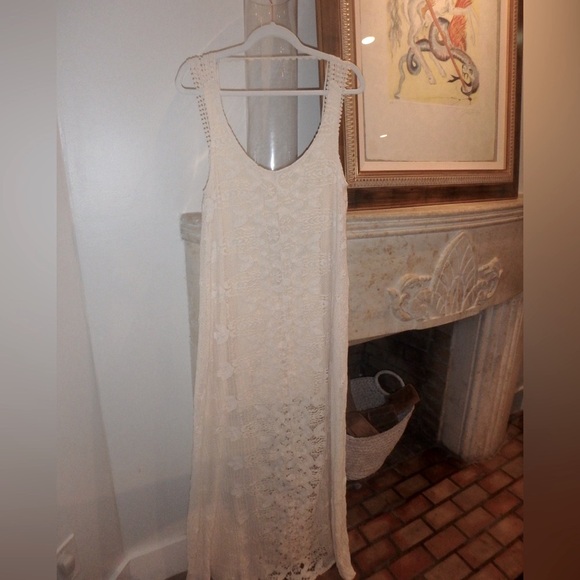 Jen´s Pirate Booty Cream Crochet Dress